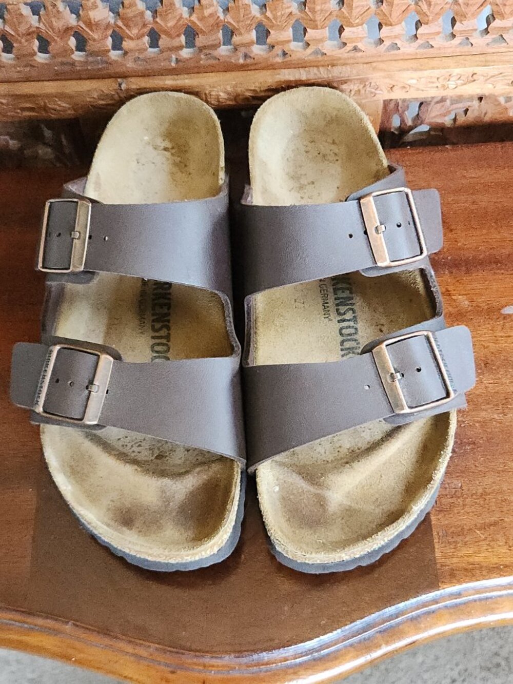 Birkenstock Arizona Sandals - Brown - Picture 2 of 7